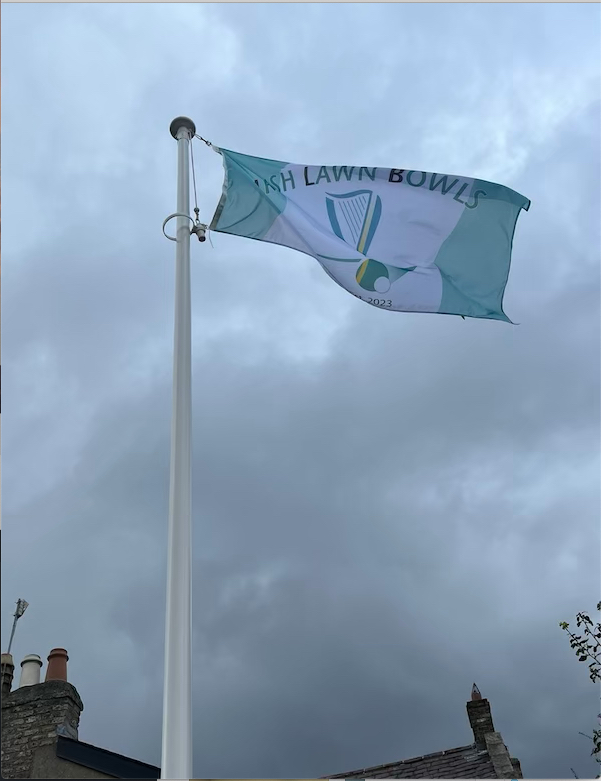 ILB unfurling the Flag at Leinster 2024